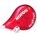 Korekční strojek Kores Scooter červený